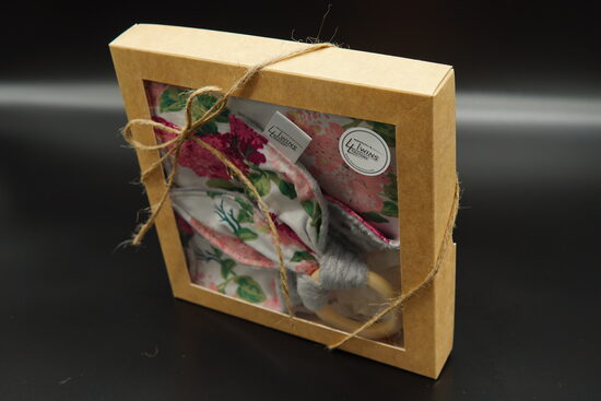 Čaukstošās austiņas un kvadrātiņa komplekts